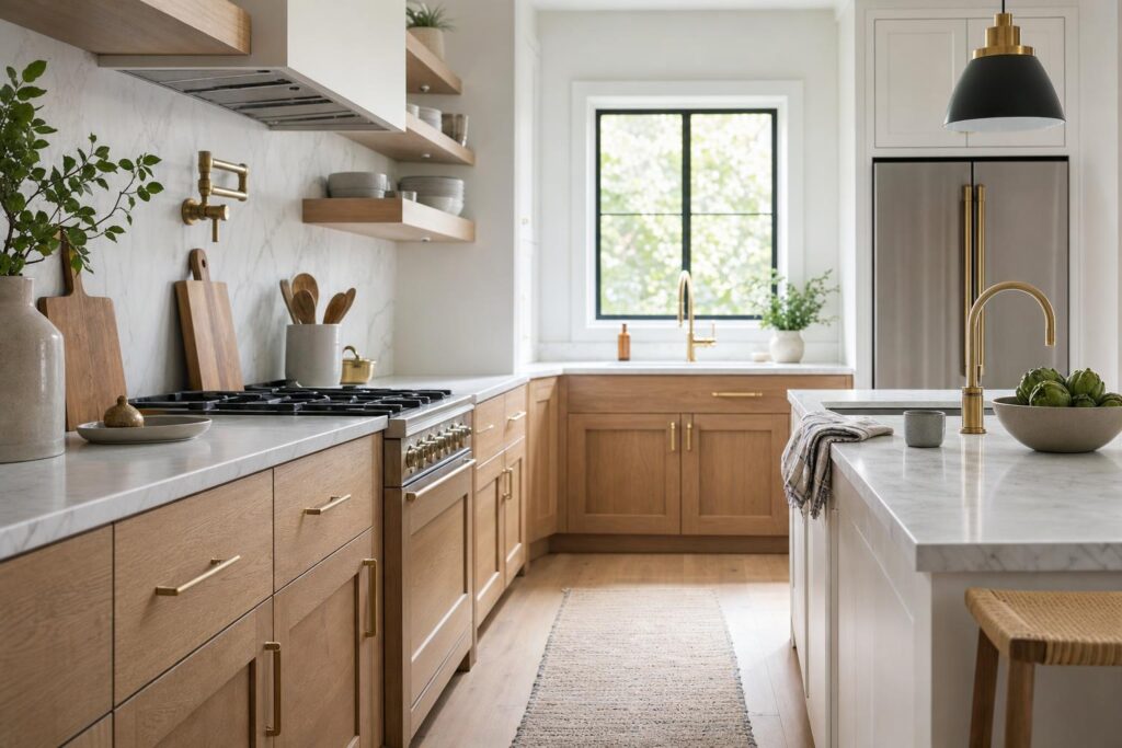 Completed Freehold kitchen renovation with refaced cabinets