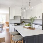Cabinet refacing New Jersey kitchen with updated doors and hardware