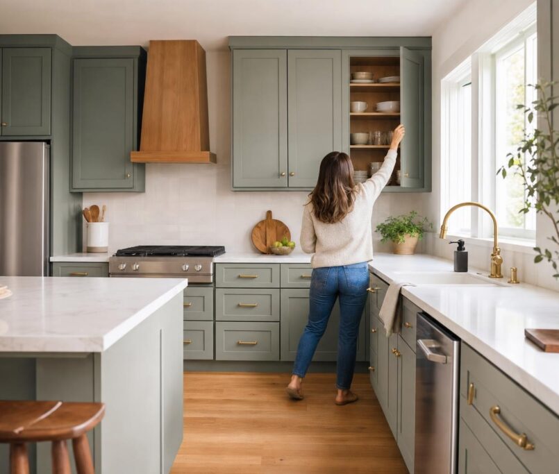 Is cabinet refinishing worth it for a modern kitchen update