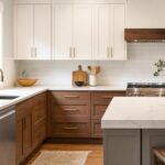 Kitchen cabinet door replacement refreshes an existing kitchen
