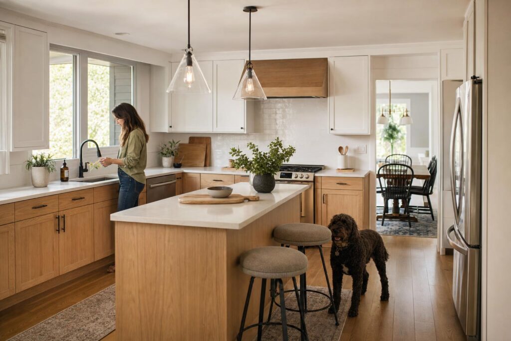 Refacing kitchen cabinets versus full cabinet replacement